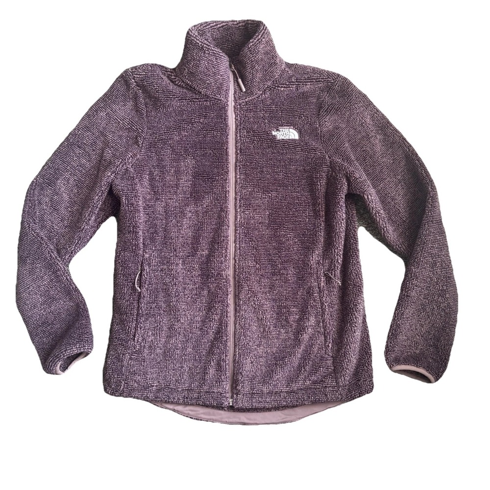 The North Face Women's Thick Purple Zip Up Fleece‎ very warm Size Medium.